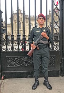 Guard of the Government Palace of Peru