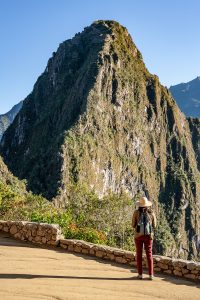 Joyful Cry Below Huayna Picchu